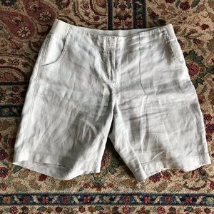 J.Jill linen shorts, grey
